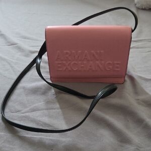 Armani Exchange Pink Crossbody Bag